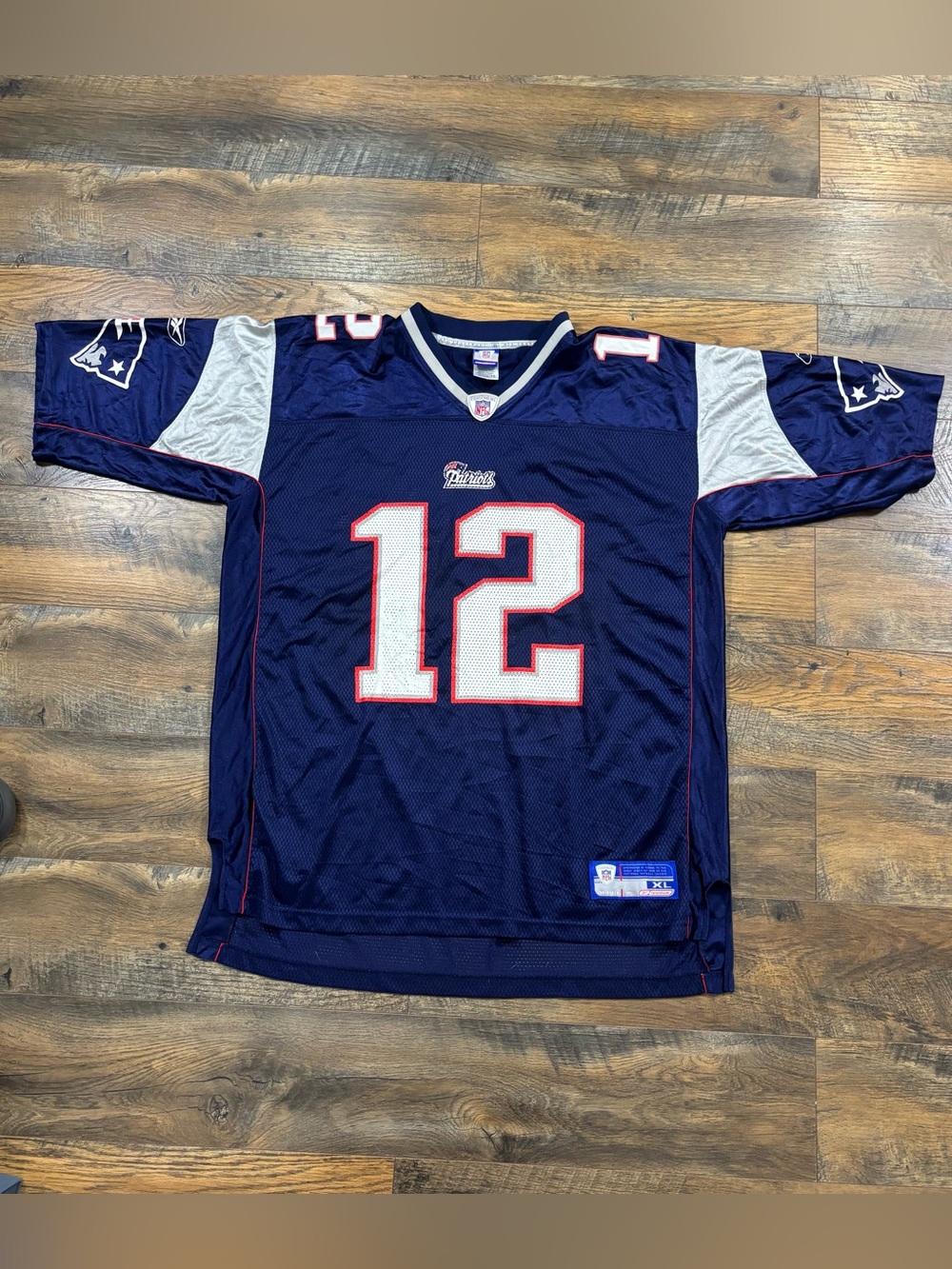 2002 Tom Brady New England Patriots Jersey #12